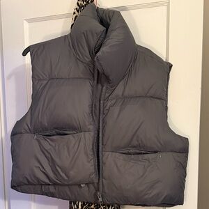 Gray Puffer Vest